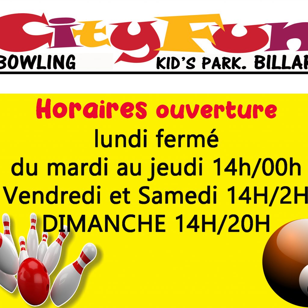 horaires bowling castres